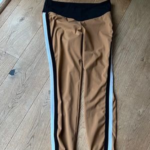 Staud x New Balance Leggings with racing stripe size Large